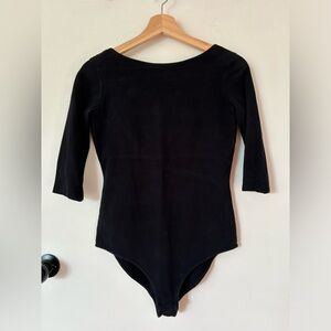Acne Black Bodysuit